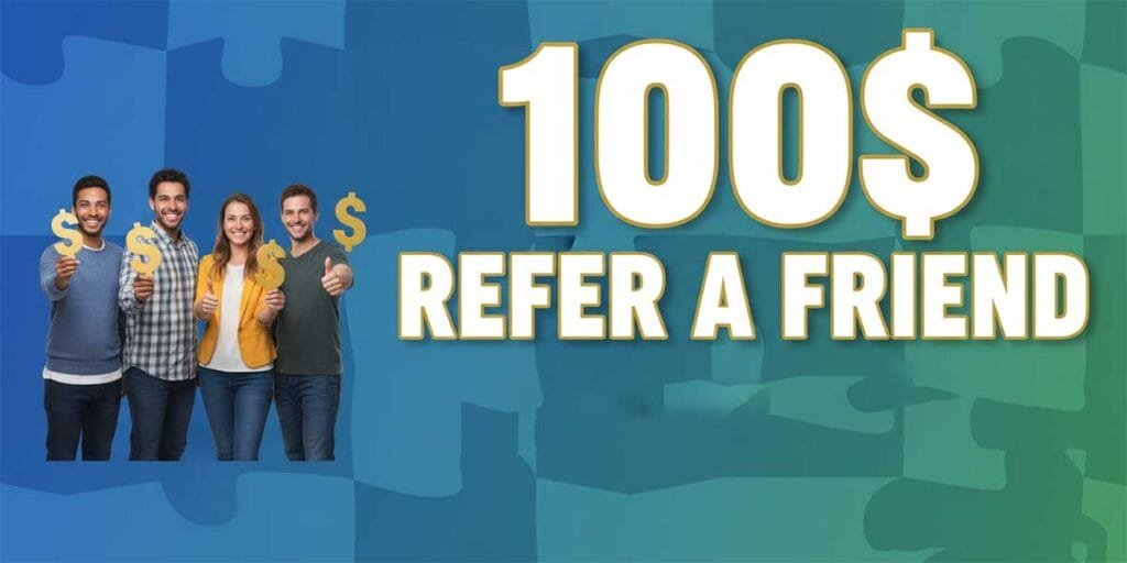 SGFX 100$ Refer a friend